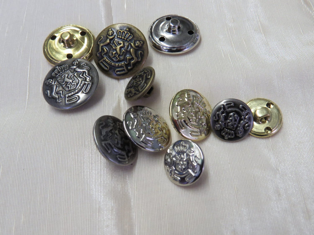 Metal Button Clothes Metal Clothing Buttons - Vintage & Modern Metal Clothing Buttons ...