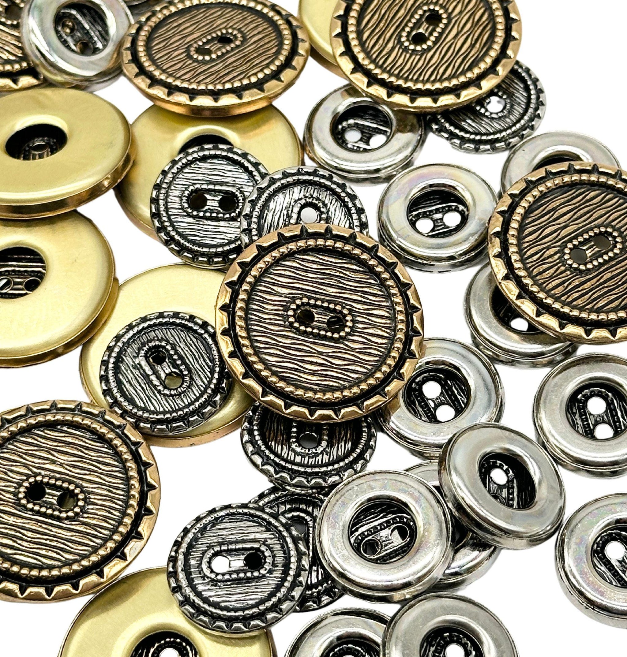 Vintage 2-Hole Buttons | Shirt & Dress Buttons – Sterling Buttons