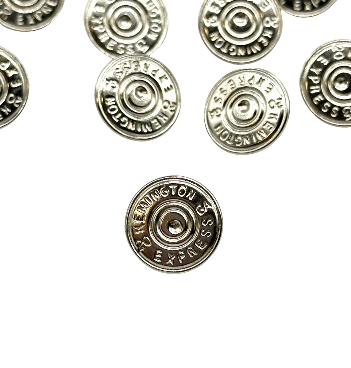 12 Vintage Metal Shank Buttons