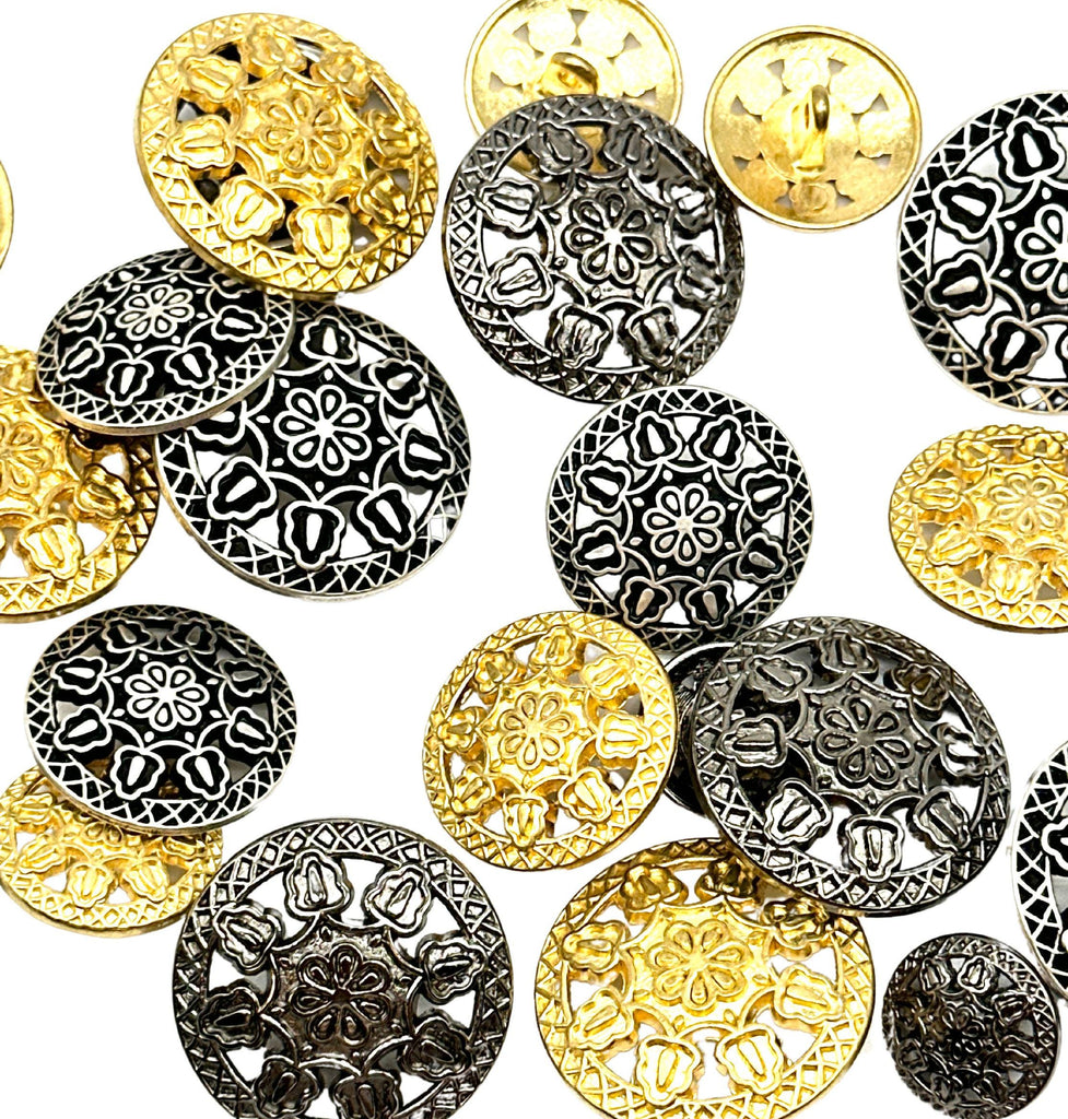 Metal Clothing Buttons - Vintage & Modern Metal Clothing Buttons ...